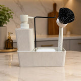 Soap Dispenser & Sink Caddy Set Soap & Lotion Dispensers