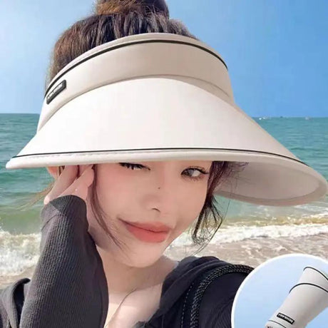 Women's UV Protection Wide Brim Sun Visor Hat