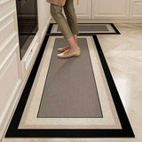 2 Pc Rubber Bottom Anti-Slip Kitchen Mat Set Kitchen mat Rugs