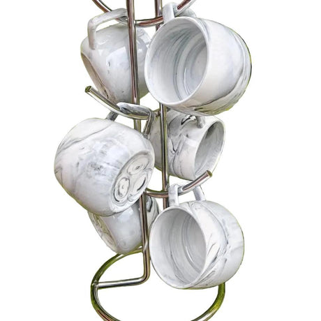 Ceramic Pot Mug Set of 6 – Modern Design Drinkware Pot mug Mugs
