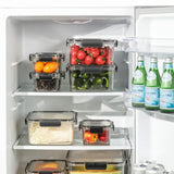 4pc Set Transparent Sealed Refrigerator Large Capacity Food Container Set Food containers Food Storage Containers