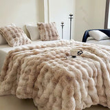 Soft Bubble Winter Throw Blanket 180 × 200 cm