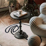 Retro Iron Pedestal Side Table Side table End Tables