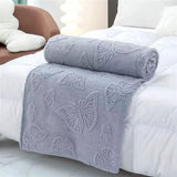 6x6 Butterfly Fleece Blanket Throw Blankets