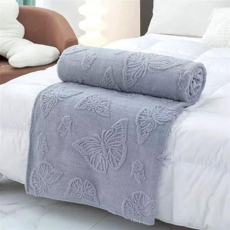 6x6 Butterfly Fleece Blanket Throw Blankets