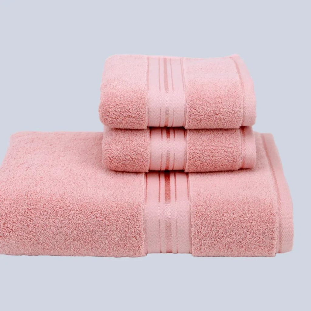3-Piece Cotton Bath Towel Set – Soft & Highly Absorbent Bathroom Towels Bath Towels & Washcloths