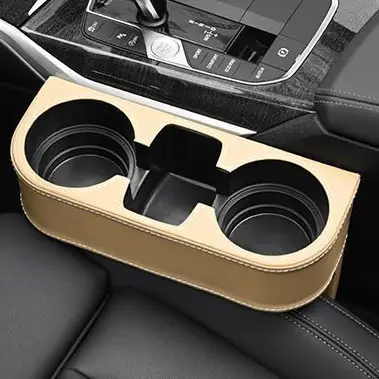 Car Cup Holder with Phone Holder And Leather cover Car Organizers
