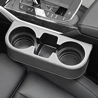 Car Cup Holder with Phone Holder And Leather cover Car Organizers