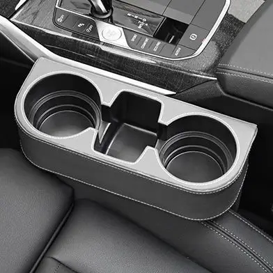 Car Cup Holder with Phone Holder And Leather cover Car Organizers