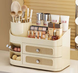 Makeup Organizer with Rotating Brush Holder Makeup organizer Desktop Organizers