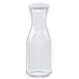 Transparent Aqua Water Pitcher 500ml/1000ml Borosilicate Glass Beverage Bottle with Color Lid Heat Resistant & Stylish.- Furaha Finds Kenya