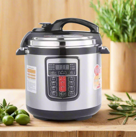 Dessini Electric Pressure Cooker 6 Litres with 3 Pin Plug for Fast and Energy-Saving Cooking- Furaha Finds Kenya