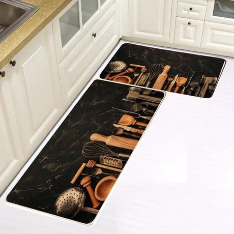Non Slip Kitchen Mats 2Pc Set Kitchen mat Rugs
