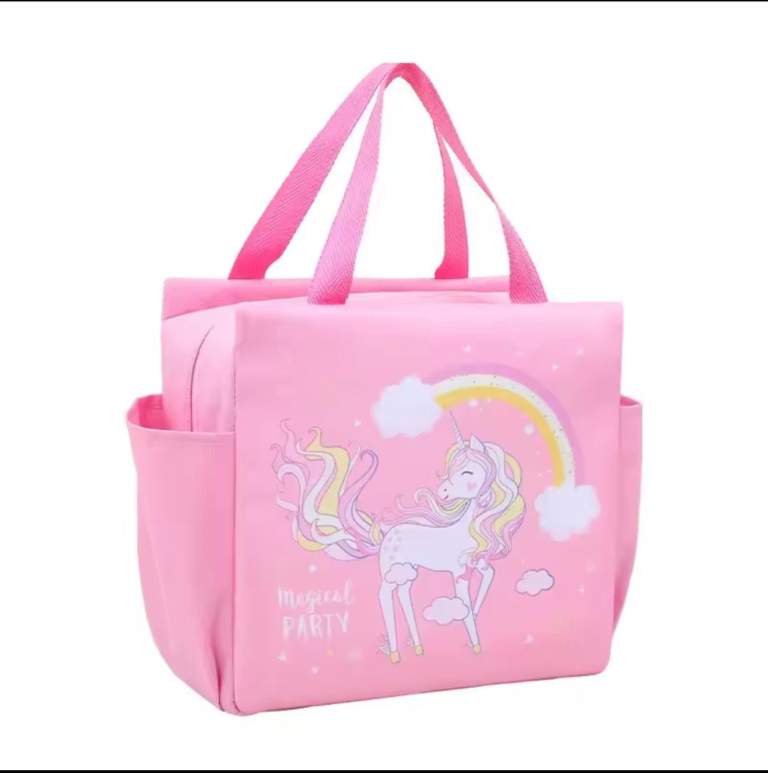 Large Capacity Cartoon Themed Thermal Insulated Lunch Bag