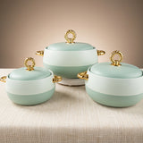 3-Piece Insulated Hotpot Set Hotpot Serving Bowls
