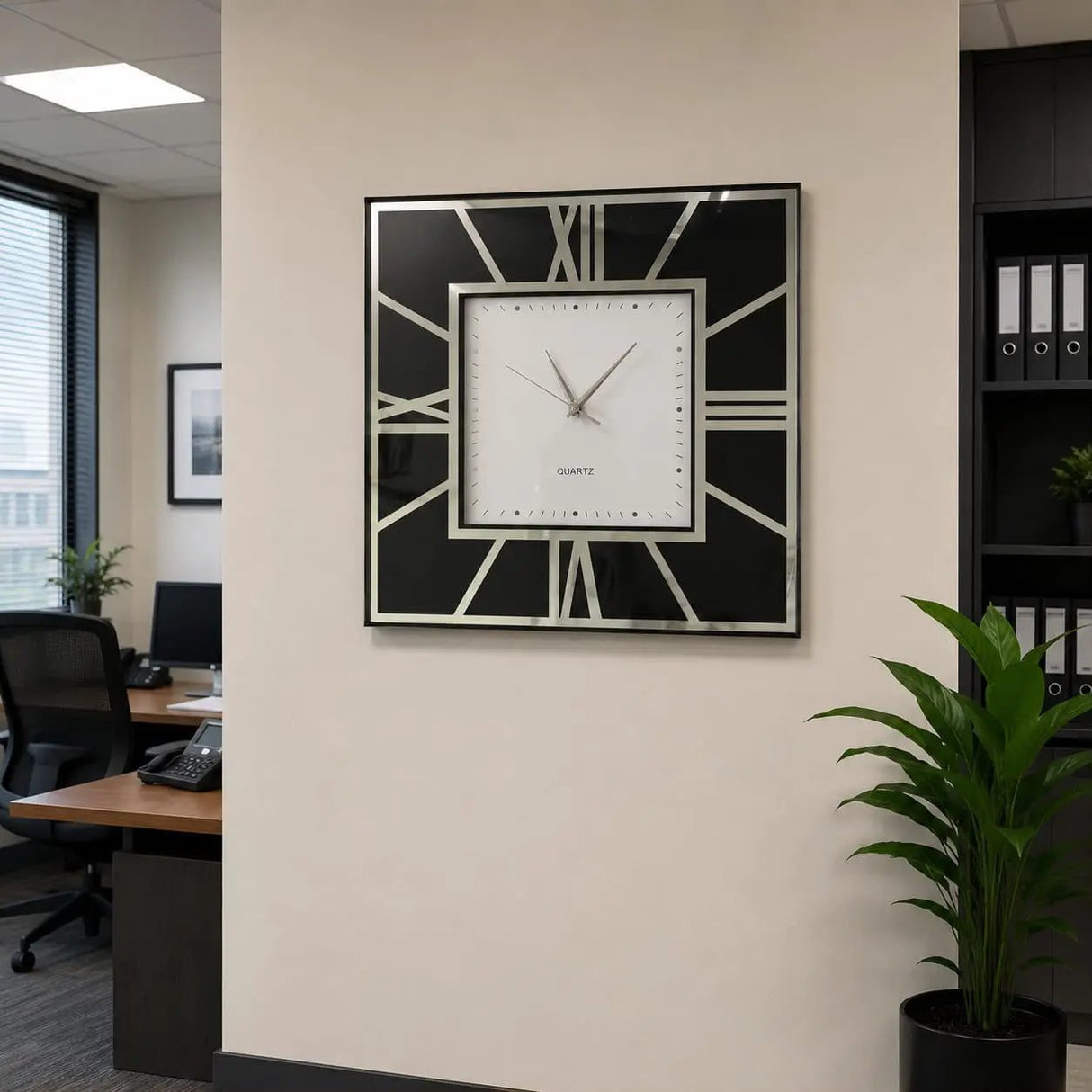 Square Roman Numeral Wall Clock Wall clock Wall Clocks