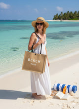 Beach Print Tote Bag – Perfect for Travel and Vacations
