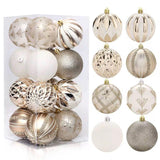 16pcs Christmas Ball Set – 8cm Decorative Ornaments for Christmas Tree