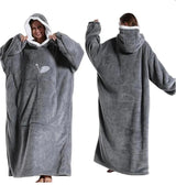 Hooded Wearable Winter Blanket Wearable blanket Throw Blankets