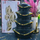 4pcs Hot Pot Set for Food Storage and Serving