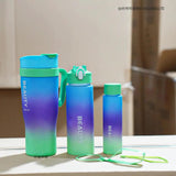 3-in-1 Gradient Frosted Bottle Set Water bottle set Water Bottles