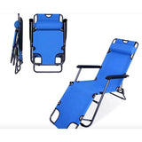 Reclinable Folding Camping Chair with Armrests – Lightweight Outdoor Chair