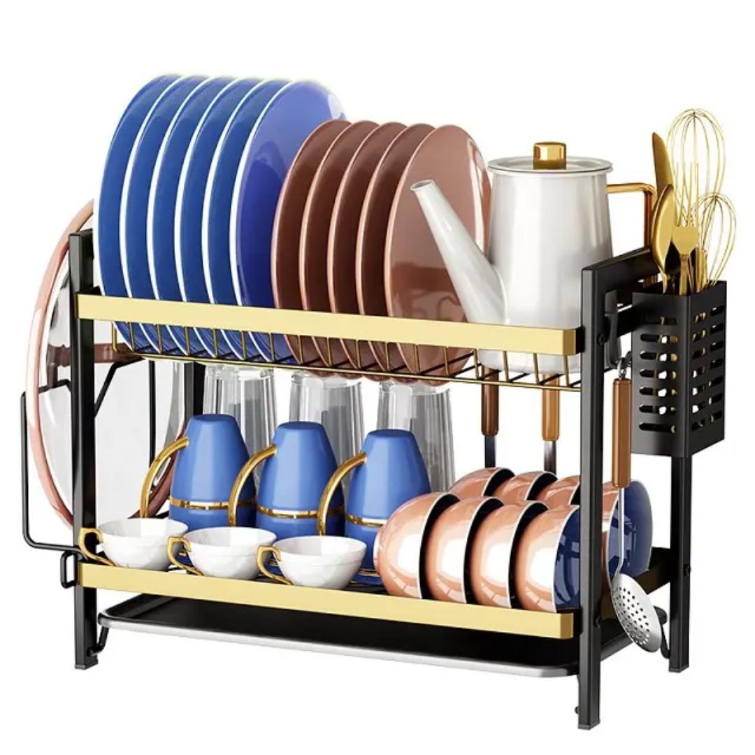 Furaha Finds 3 Tier Dishrack