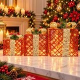 Christmas Light Gift Boxes Christmas box decoration Seasonal & Holiday Decorations