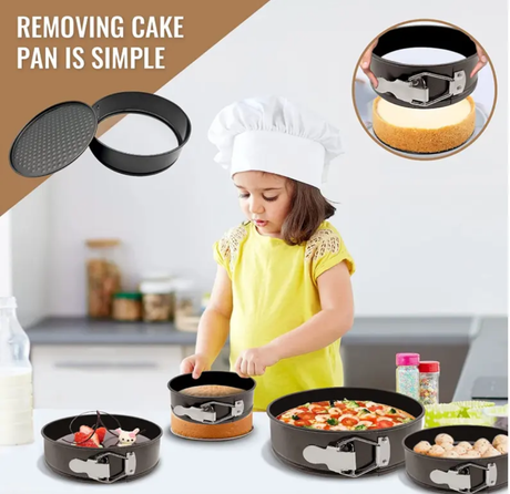 Non Stick Round Cake Mold Perfect for Baking Even & Easy Release Cakes- Furaha Finds Kenya