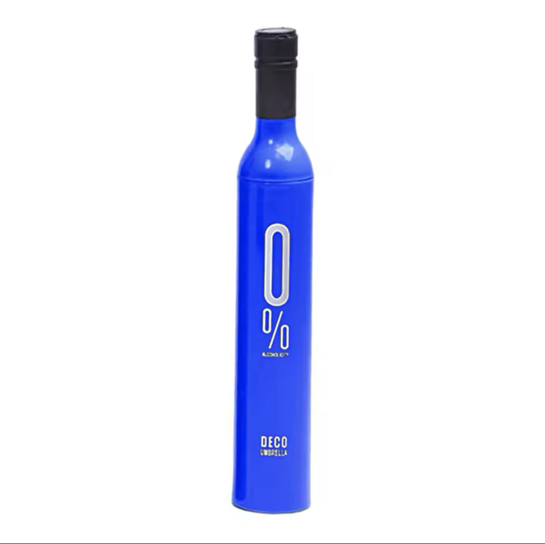 Wine Bottle Design Umbrella- Furaha Finds Kenya