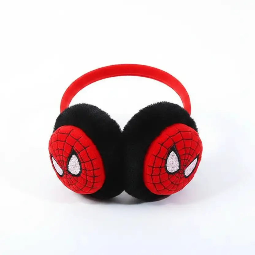 Boys Superhero Plush Fur Earmuffs Ear muffs Earmuffs