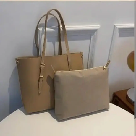 Minimalist Tote Bag with Inside Pouch Braided Tote Bag Tote Bags