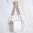 Hemp Rope with Bamboo Tissue Holder