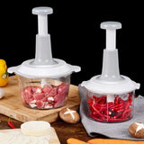 Manual Vegetable Mincer Press Type Food Chopper and Grinder