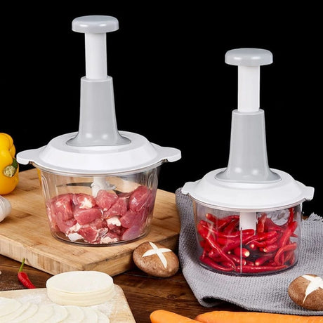 Manual Vegetable Mincer Press Type Food Chopper and Grinder