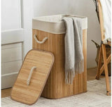 Foldable Large Capacity Wooden Laundry Basket – Original Bamboo