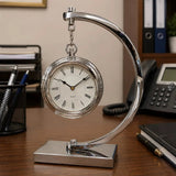 Silver Tabletop Quartz Hanging Clock Clocks Clocks