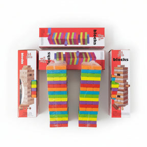 Wooden Stacking Blocks Game Games Dexterity Games