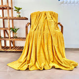 Warm Fleece Throw Blanket 6x6 Soft Bed Quilt for Bedding and Home Comfort