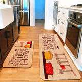 2pcs Rubber Kitchen Mats Set Anti-Slip Waterproof Cushioned- Furaha Finds Kenya