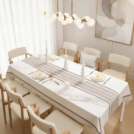 Nordic Style PVC Table Cloth Oil and Waterproof 170x120cm Table cloth Tablecloths