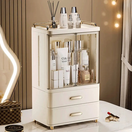 Luxe Cosmetic Storage Cabinet Household Storage Containers
