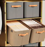 Set of 3 Foldable Closet Organizers Space-Saving Drawer Storage Boxes- Furaha Finds Kenya