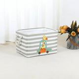 Cartoon Embroidered Storage Basket Storage basket Household Storage Baskets