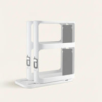 Pull Out Rotating Spice Rack White Space Saving Kitchen Organizer Spice Organizers