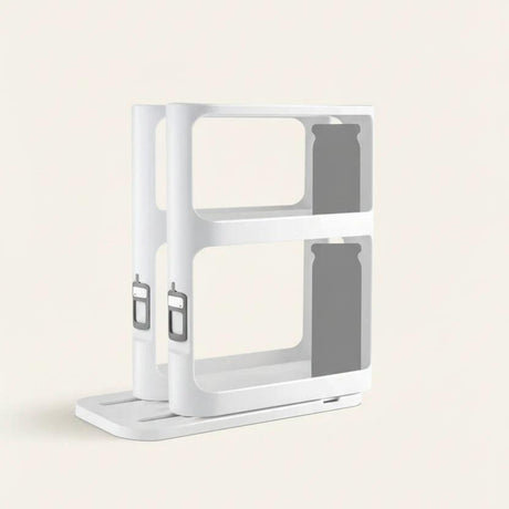 Pull Out Rotating Spice Rack White Space Saving Kitchen Organizer Spice Organizers