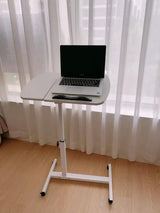 Adjustable Overbed Laptop Table with Wheels Rolling Multi-Purpose Bedside Desk- Furaha Finds Kenya
