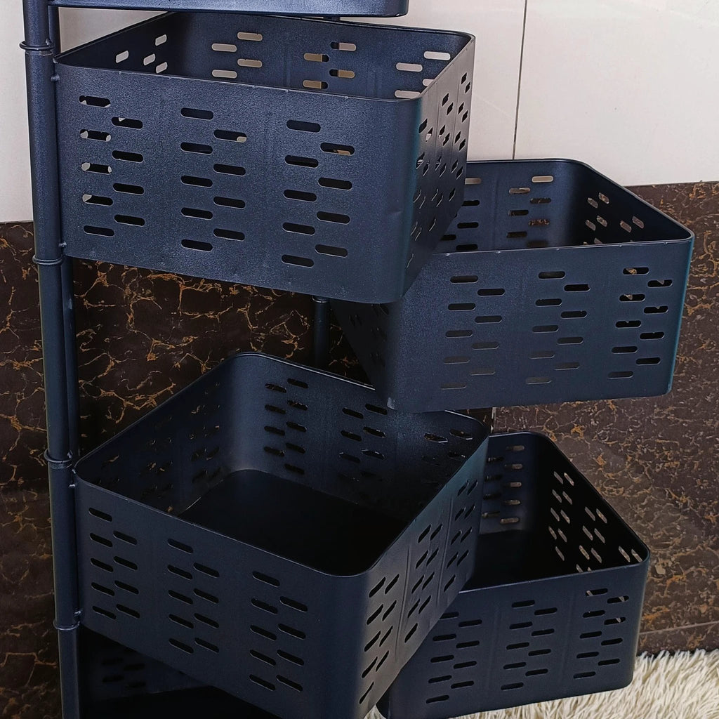 Rotating Metallic 5-Tier Kitchen Organizer Kitchen organizer