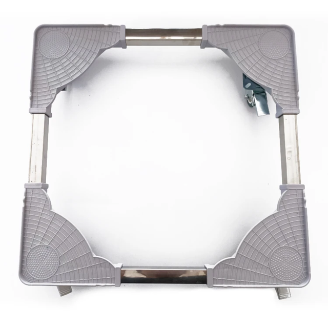 Heavy Duty Adjustable Stand for Washing Machine, Fridge, and Cooker with Wheels and 8 Support Legs