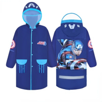 Kids Disney Cartoon Themed Raincoats with Hood and Expandable Backpack Space Uncategorized
